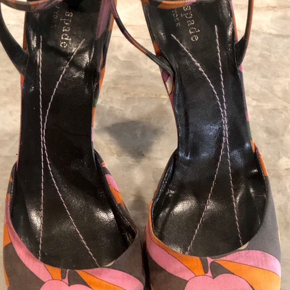 Kate Spade pattern heels - Picture 2 of 4